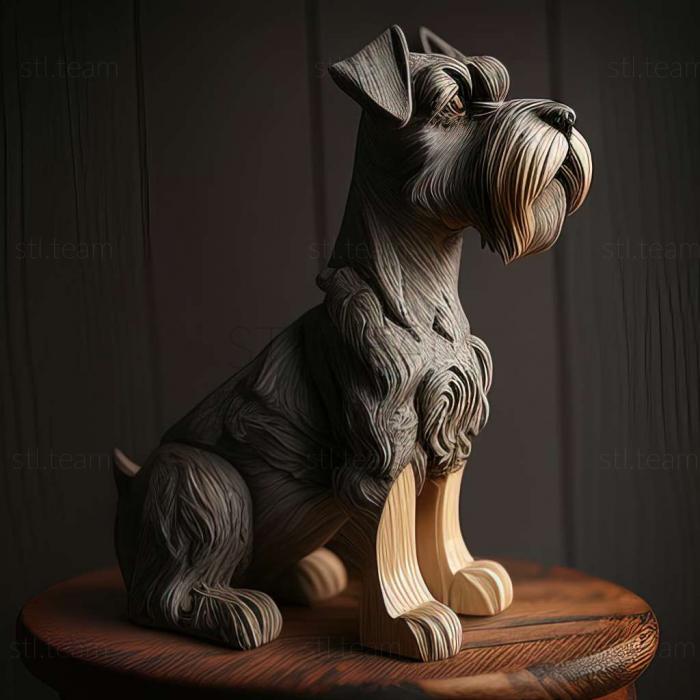 Animals Zwergschnauzer dog